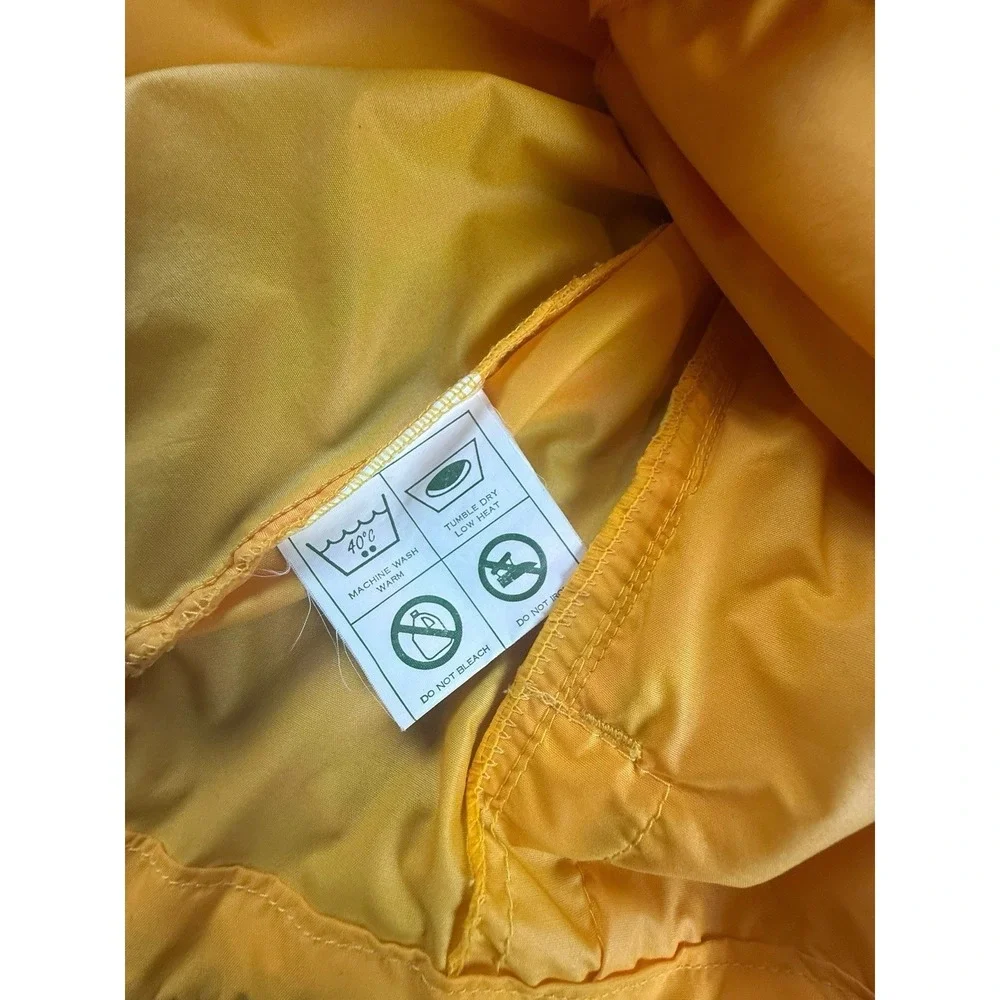 VINTAGE WEARGUARD Mens XL Blue Yellow Hooded Windbreaker Jacket